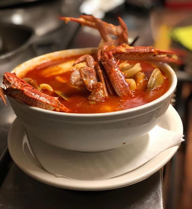 Order Seafood Soup (Caldo de Mariscos) food online from Little Mexican Cafe store, New Rochelle on bringmethat.com