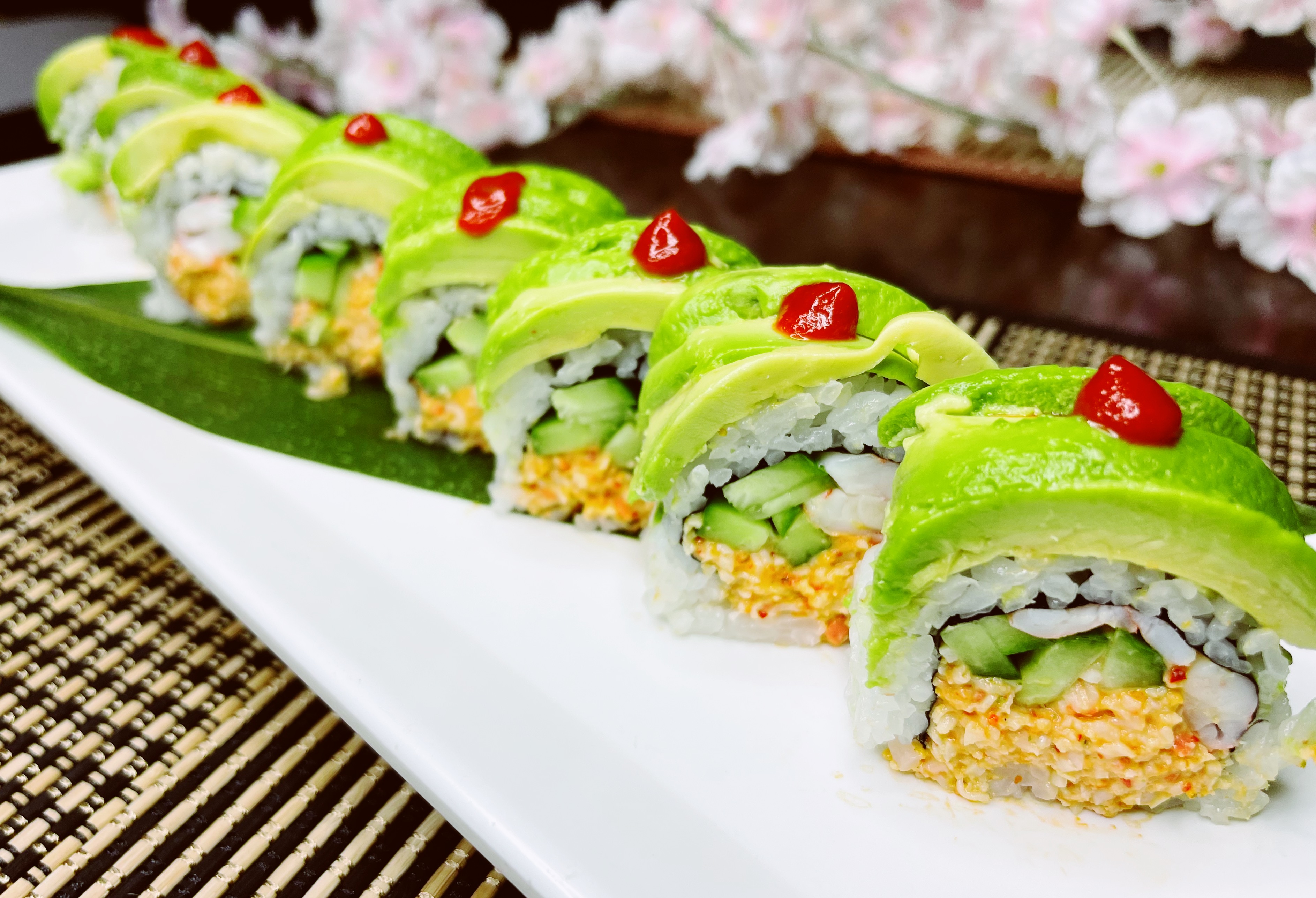 Order F7. Mexico City Roll food online from Sushien store, Carson on bringmethat.com
