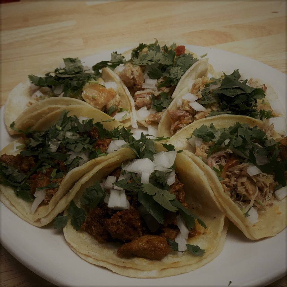 Order Chicken Taco food online from Cervantes Mexican Kitchen store, Anaheim on bringmethat.com