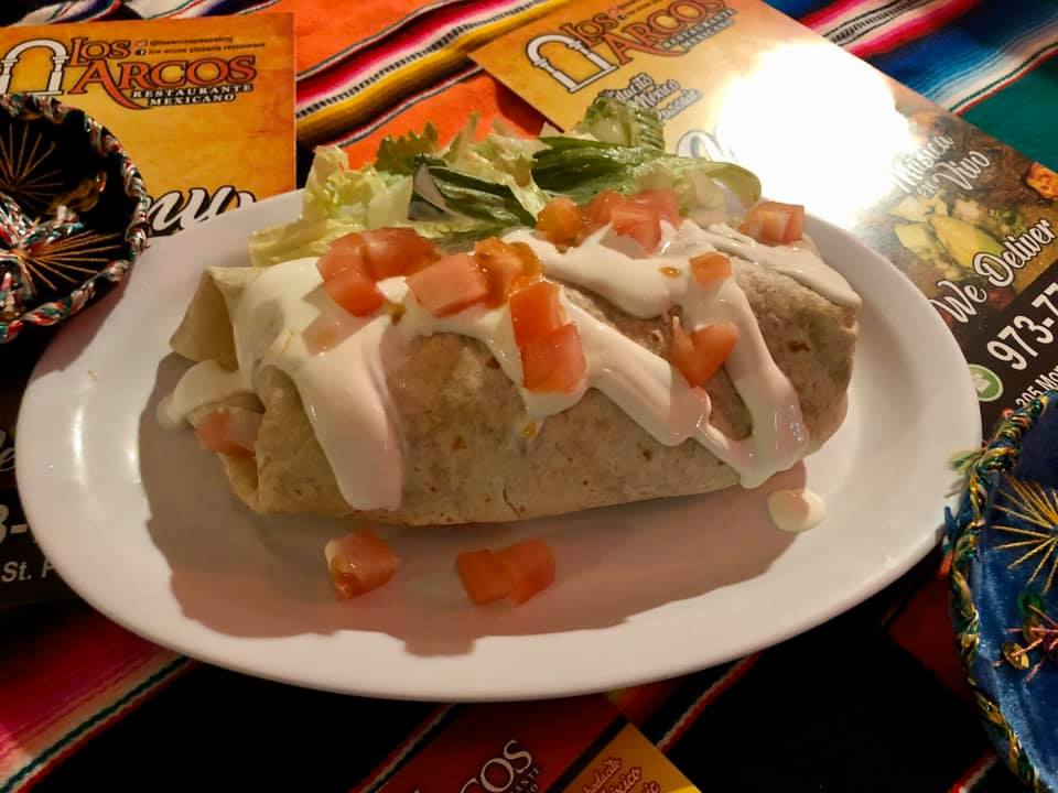 Order Burritos food online from Los Arcos Restaurant store, Passaic on bringmethat.com