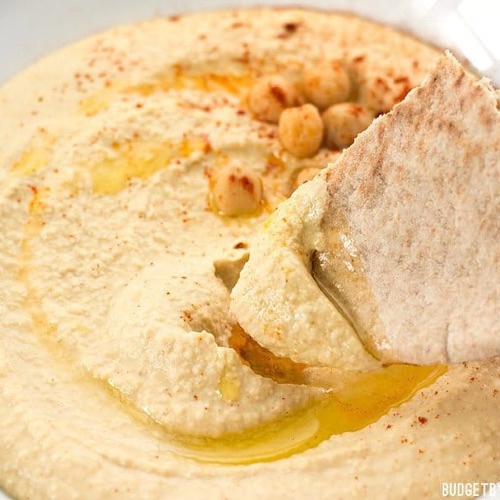 Order Hummus with Pita food online from Garden Cafe store, Youngstown on bringmethat.com