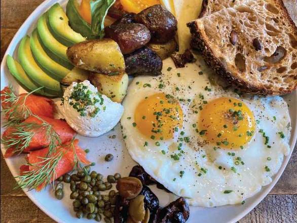 Order Brunch Plate food online from Papille Gustative store, Santa Monica on bringmethat.com