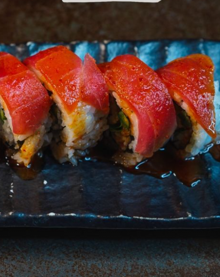 Order Red Dragon Roll food online from Phat Boy Sushi & Kitchen store, Fort Lauderdale on bringmethat.com