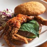 Order Soft Shell Crab Sandwich food online from Front Street Station store, Greenport on bringmethat.com