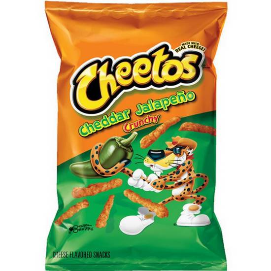 Order Cheetos Crunchy Cheddar Jalapeno Big Bag food online from IV Deli Mart store, Goleta on bringmethat.com
