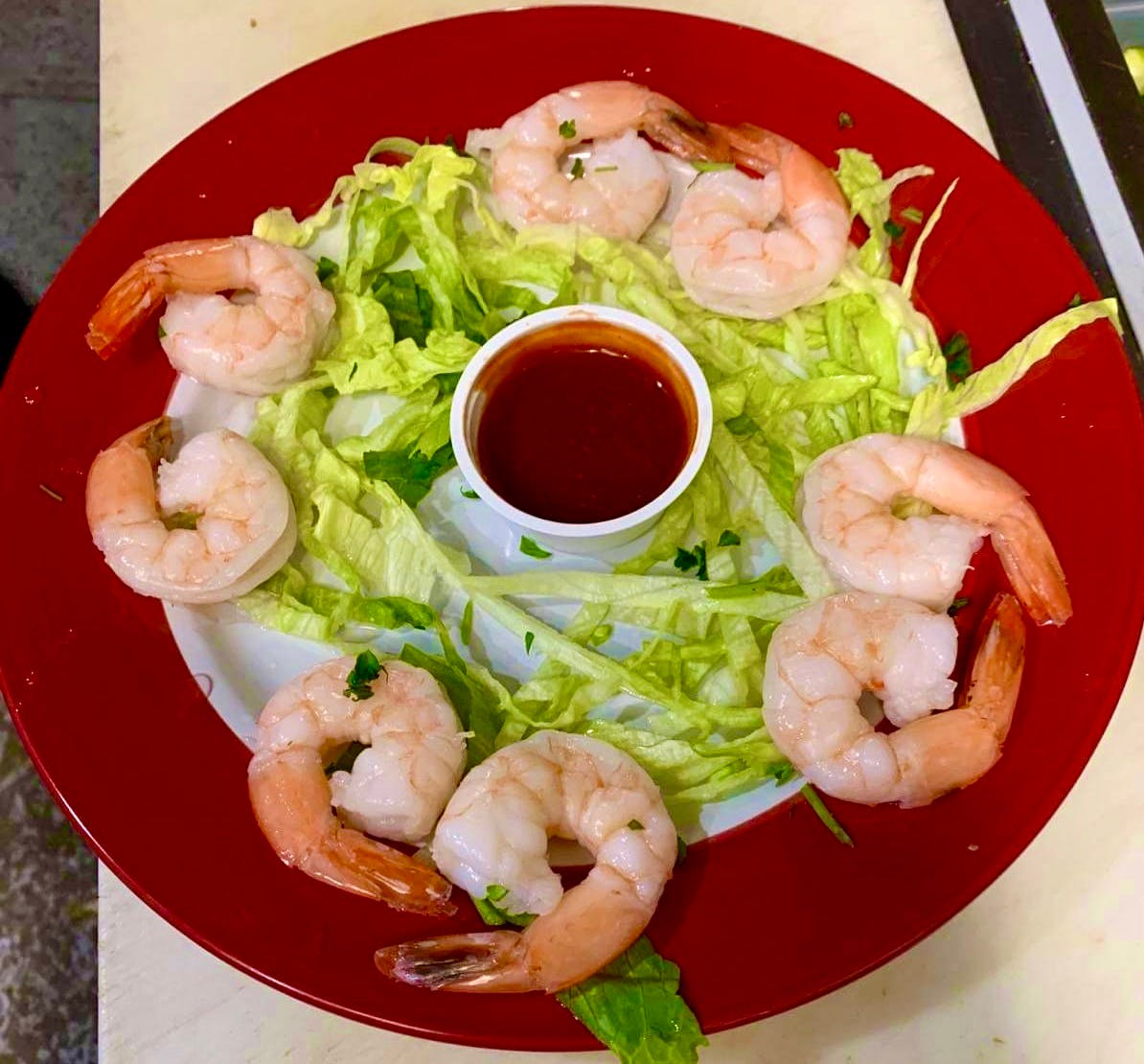 Order Shrimp Cocktail - 8 Pieces food online from Rox 52 store, Plymouth on bringmethat.com