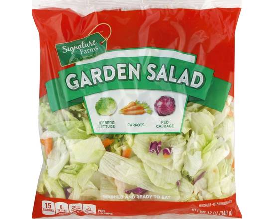 Order Signature Farms · Garden Salad (12 oz) food online from Safeway store, Corte Madera on bringmethat.com