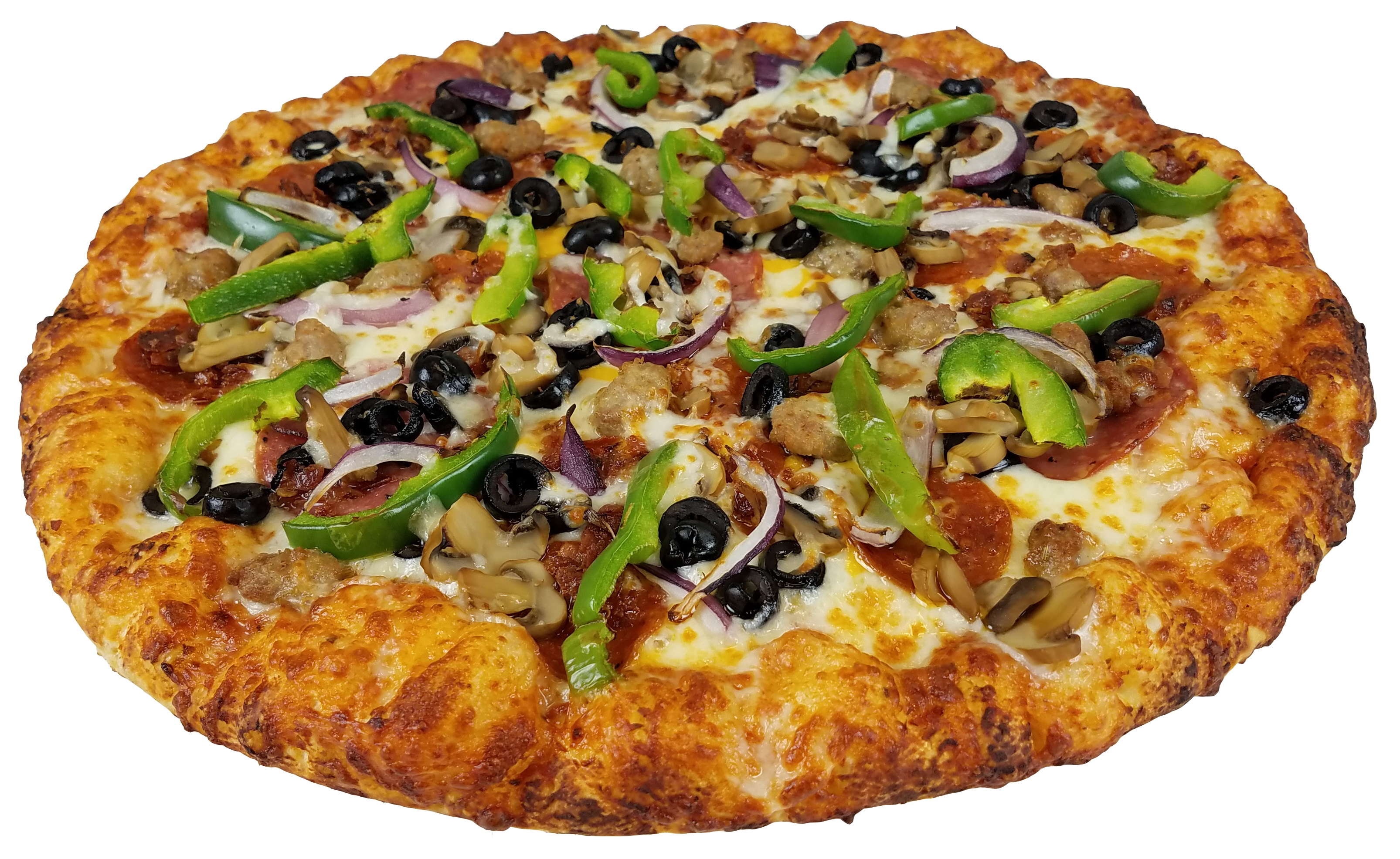 Order Combination Pizza food online from Yr Pizza Planet store, Dinuba on bringmethat.com