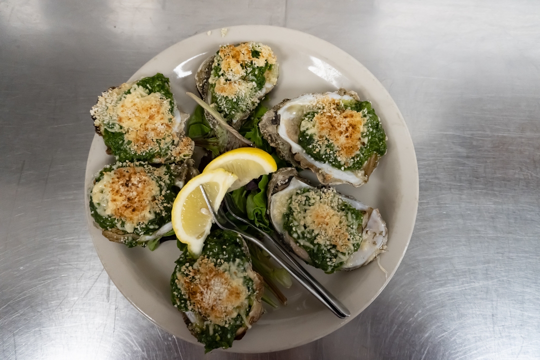 Order Oysters Shamrockafeller food online from Kilkenny Irish Pub store, Tulsa on bringmethat.com