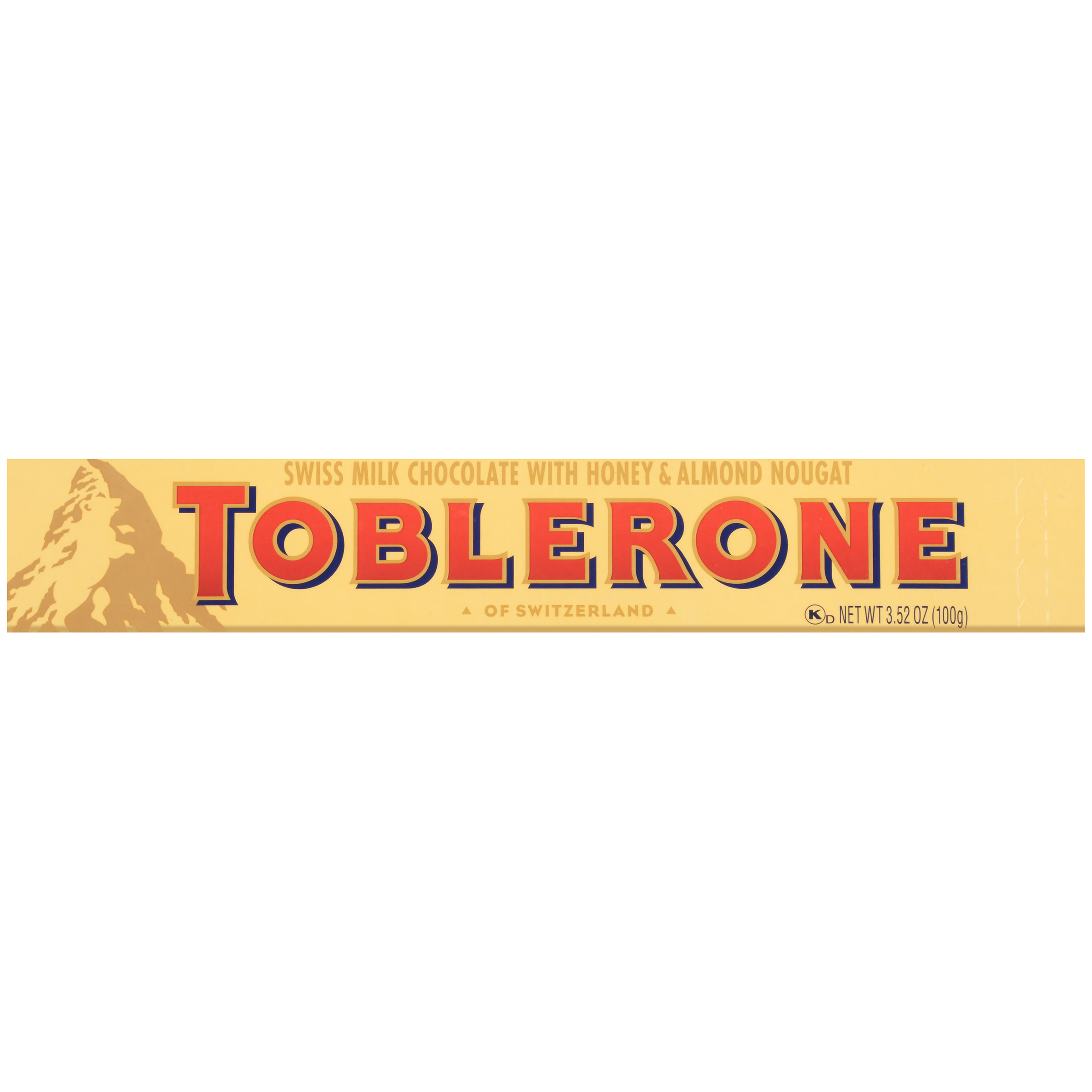 Order Toblerone Swiss Milk Chocolate Bar with Honey and Almond Nougat - 3.52 oz food online from Rite Aid store, MILLER PLACE on bringmethat.com