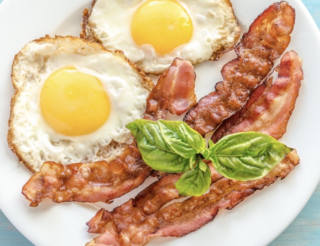 Order 2 Eggs and Bacon food online from Tasty Coffee store, San Francisco on bringmethat.com