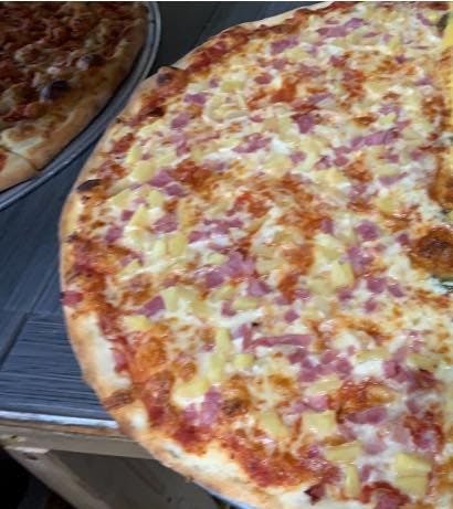 Order Hawaiian Pizza - Personal (8 Slices) food online from 4 Brothers Pizzeria & Restaurant store, Greenwood Lake on bringmethat.com