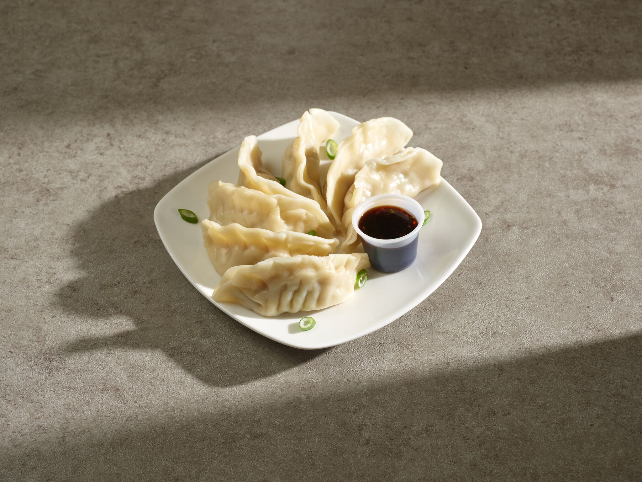Order A7. Steamed Pot Stickers food online from China Dragon store, Atlanta on bringmethat.com