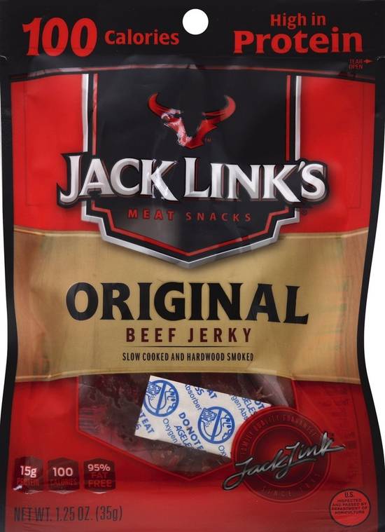 Order Jack Link's Beef Jerky Original (1.25 oz) food online from Rite Aid store, Eugene on bringmethat.com