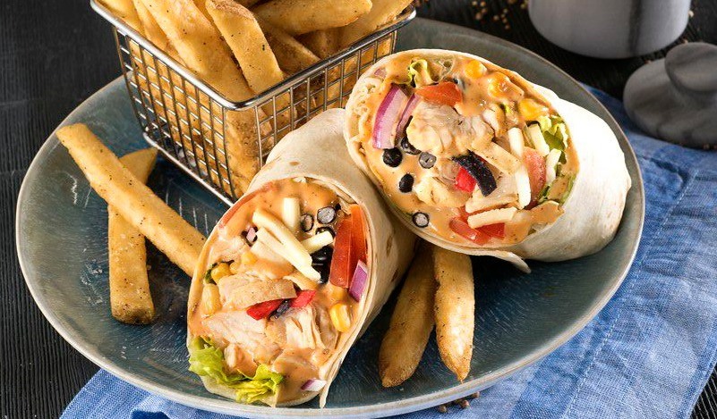 Order Southwest Chicken Wrap food online from Pats Select Pizza | Grill store, Smyrna on bringmethat.com