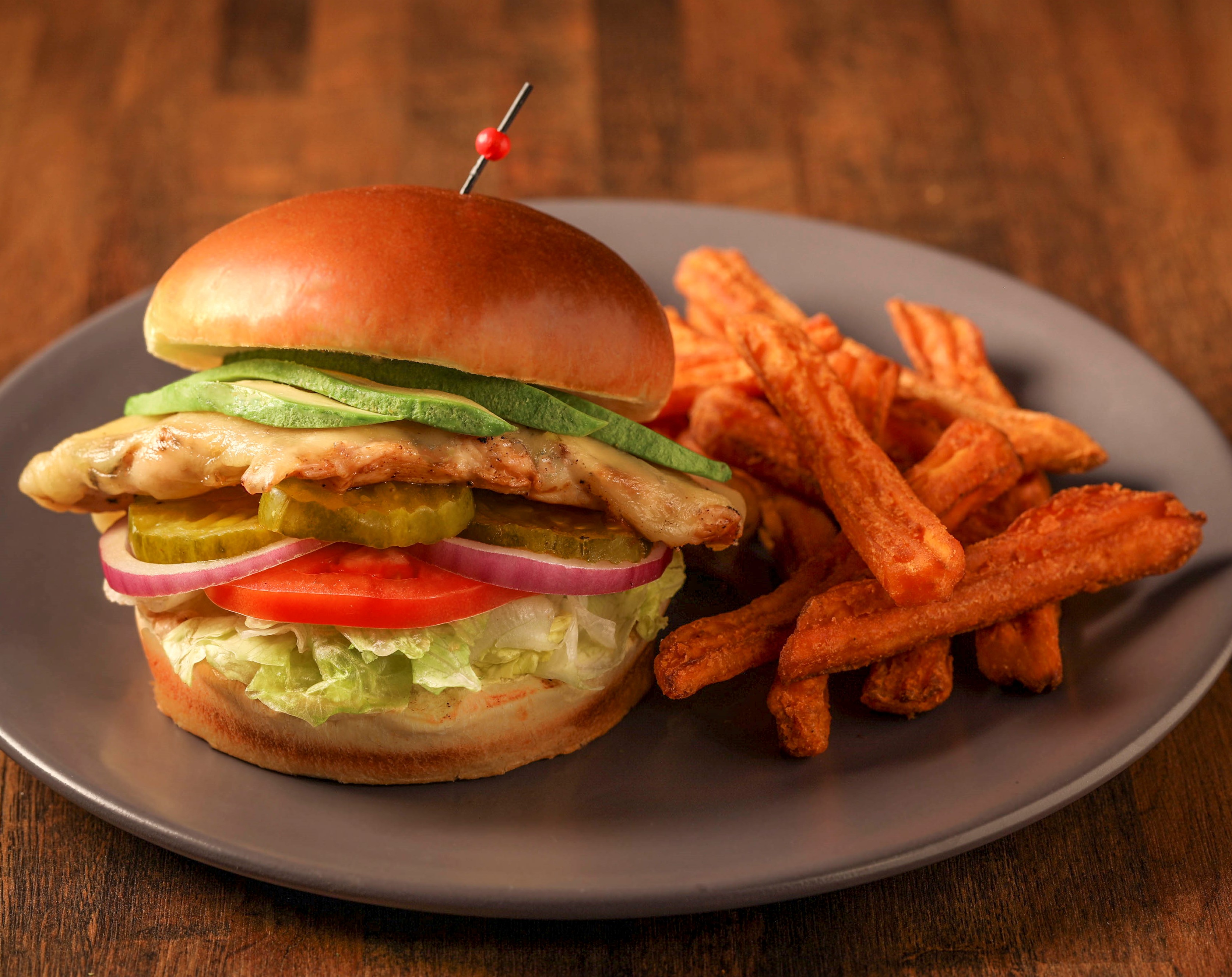 Order Grilled Chicken Sandwich food online from In The Game store, Peabody on bringmethat.com