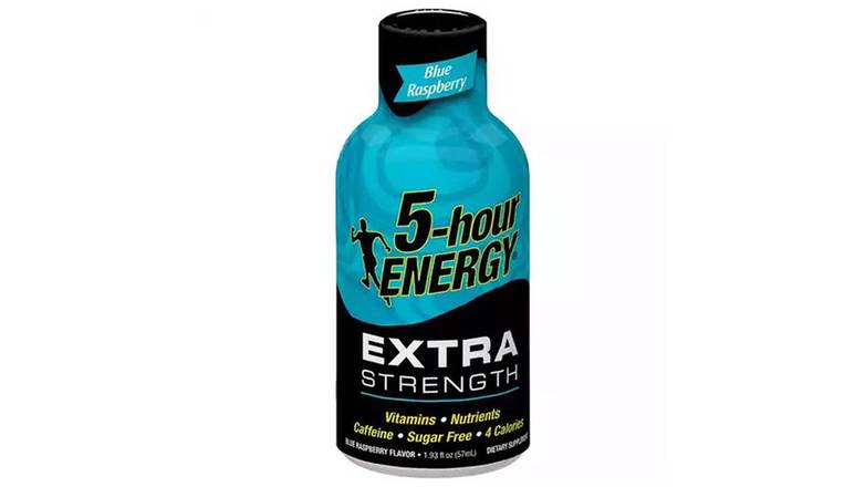 Order 5-Hour Energy Shot, Extra Strength Blue Raspberry food online from Exxon Constant Friendship store, Abingdon on bringmethat.com