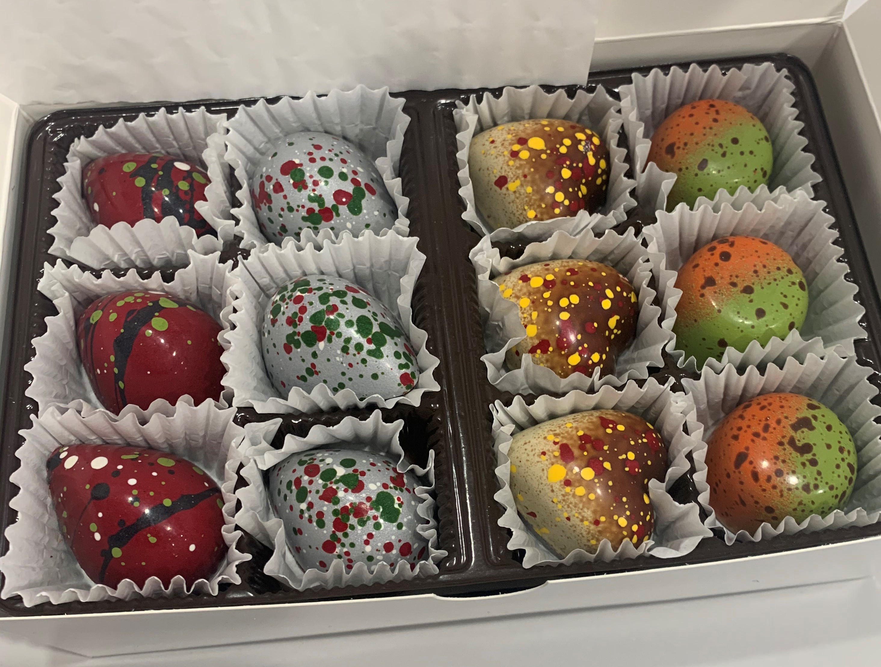 Order  Chocolates, Box of 12  food online from Le Macaron French Pastries store, Doylestown on bringmethat.com