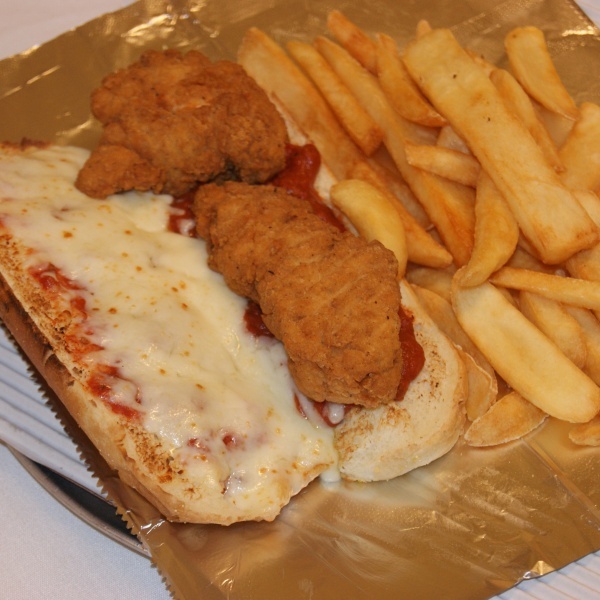 Order Chicken Parmigiana Sandwich food online from Irving pizza - geary blvd store, San Francisco on bringmethat.com