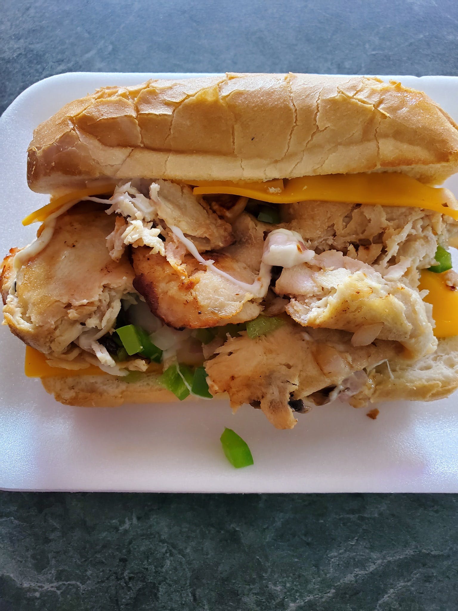 Order Chicken Bacon Ranch Sub - 6" food online from Good Brotha Pizza & Bbq store, Mansfield on bringmethat.com