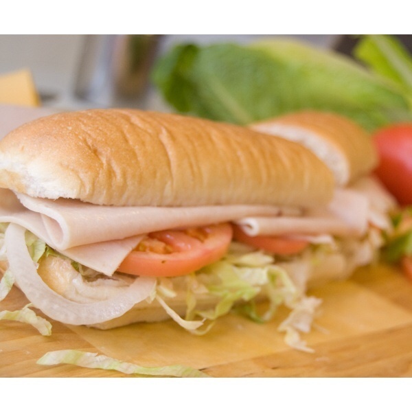 Order Turkey and Cheese Sandwich food online from Ameci Pizza store, Fillmore on bringmethat.com