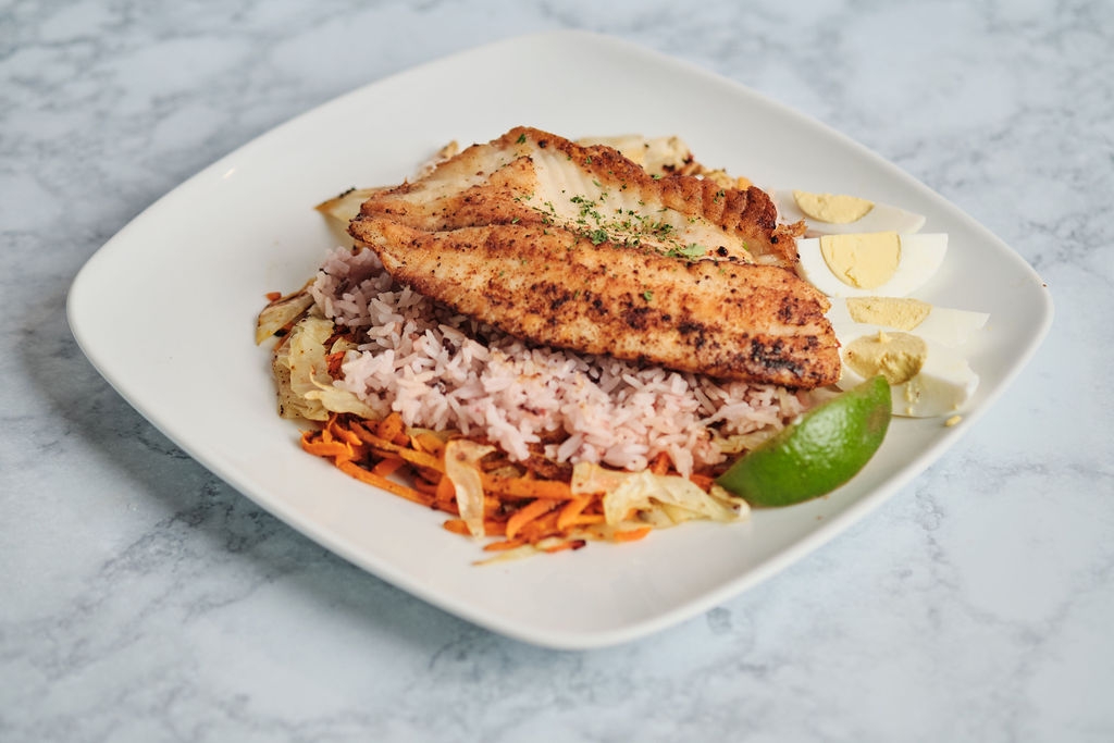 Order Tilapia/Jasmine Rice food online from Orchid City Fusion Cafe store, Arlington on bringmethat.com