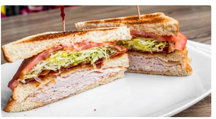 Order Turkey Club Sandwich food online from Denton One Stop store, Carrollton on bringmethat.com