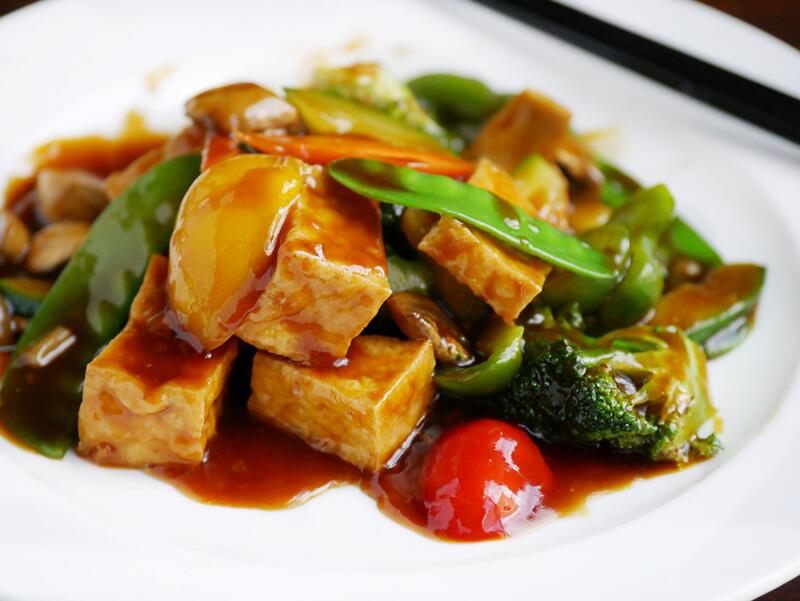 Order Tofu Garden food online from Four Leaves Asian Restaurant store, Huntsville on bringmethat.com