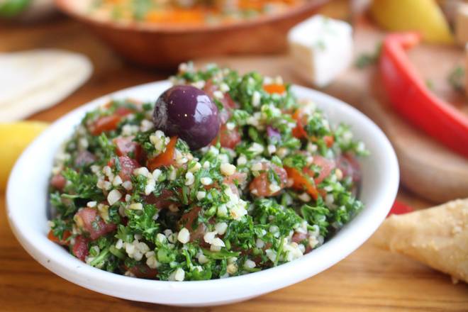 Order Tabouli Salad food online from Jerusalem Cafe store, Independence on bringmethat.com