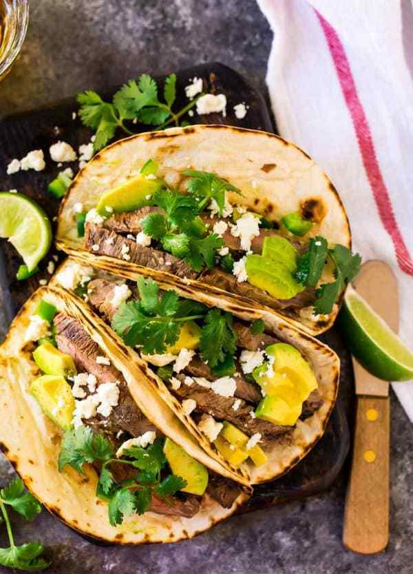 Order Tacos al Carbon food online from Toreros Mexican Restaurant store, Cary on bringmethat.com