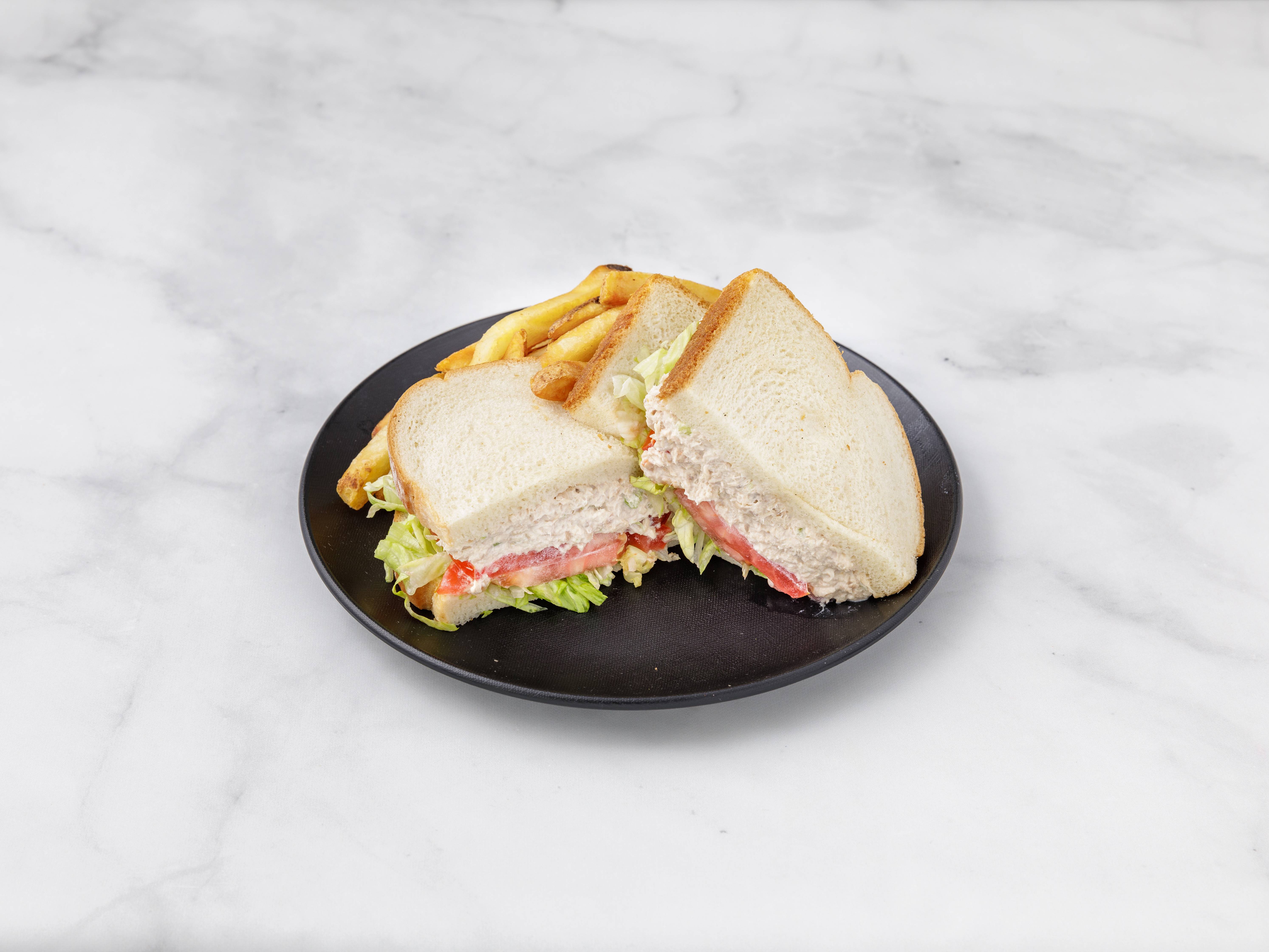Order Tuna Salad Sandwich food online from Zody's 19th Hole store, Stamford on bringmethat.com