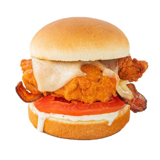 Order Crispy or Grilled Chicken Strip Sandwich food online from Elevation Burger store, Falls Church on bringmethat.com