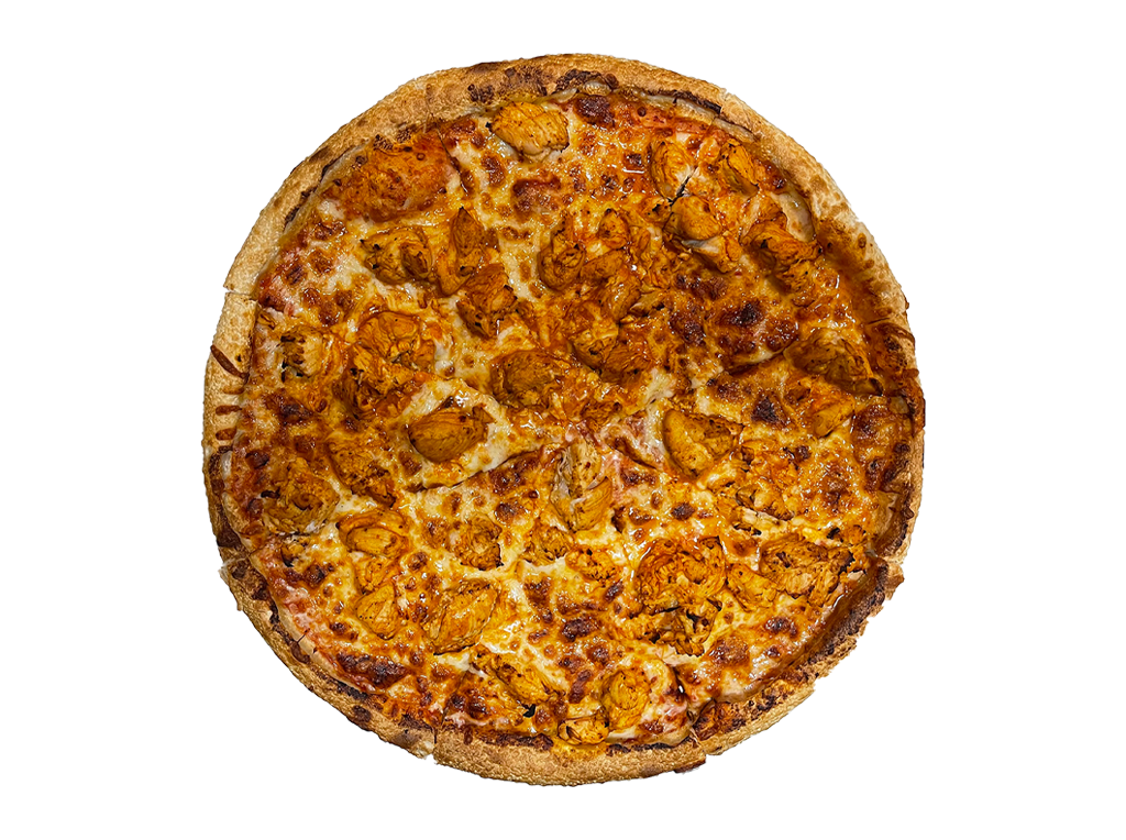 Order Buffalo Chicken Pizza food online from Land of Pizza Inc store, South Boston on bringmethat.com