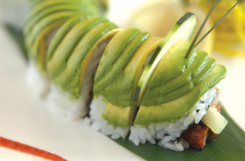 Order Caterpillar Roll food online from Sushi Kuchi store, San Diego on bringmethat.com
