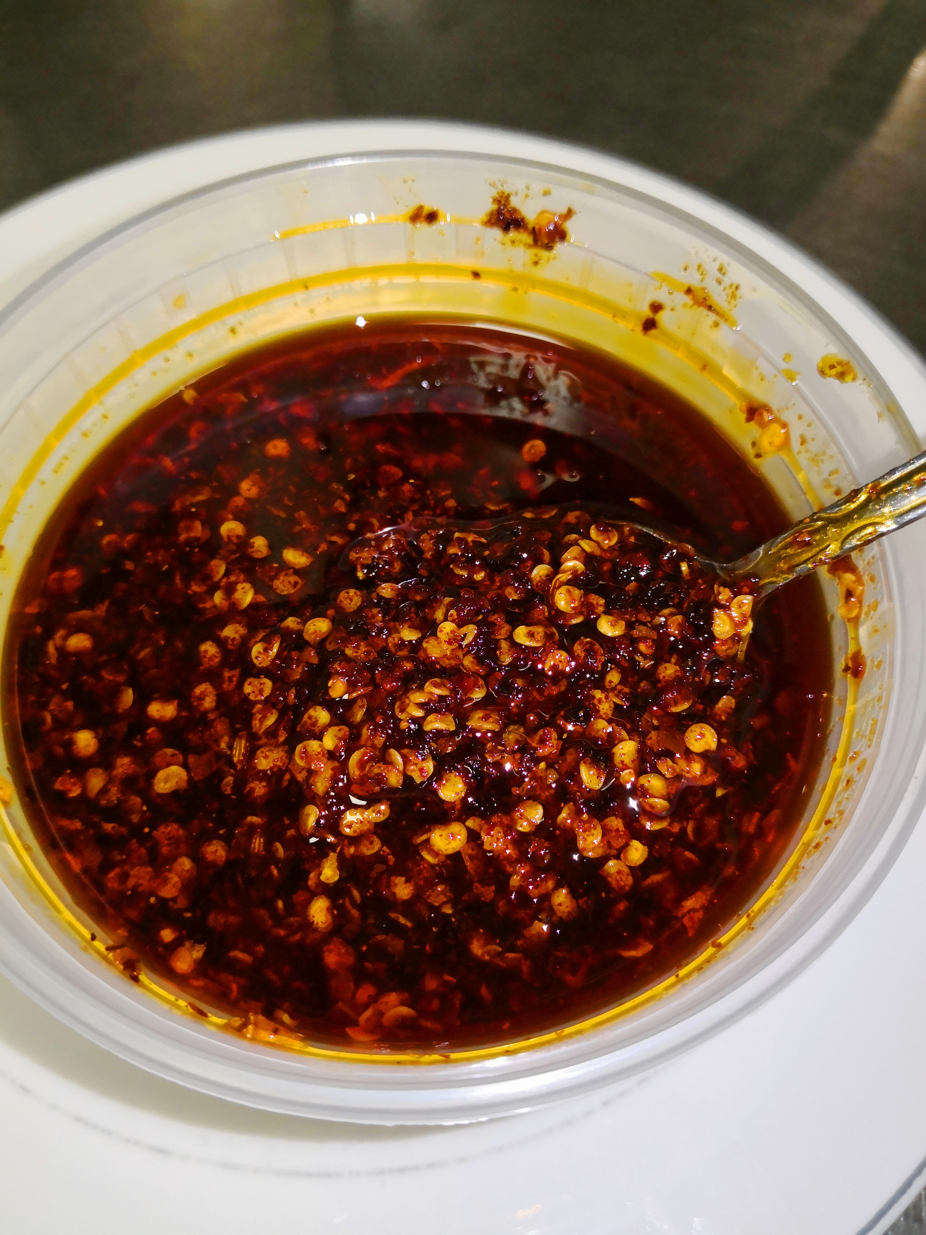 Order Homemade Chili Paste (Spicy Hot Oil) -pt food online from Legend of Taste store, Whitestone on bringmethat.com
