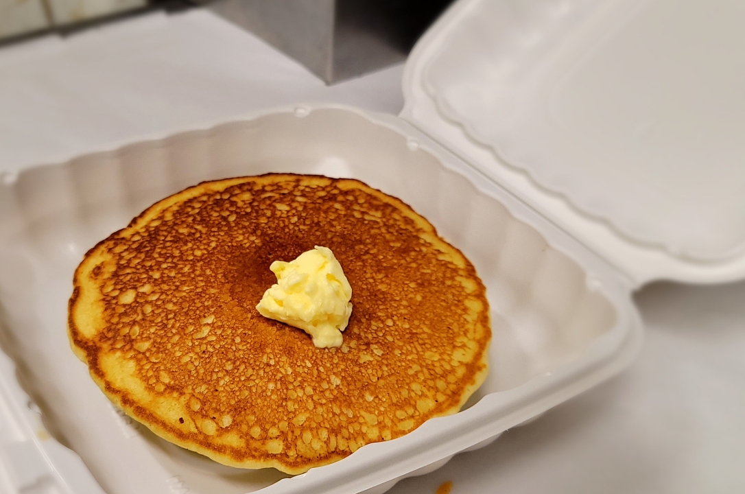 Order 3 Fluffy Chocolate Chip Pancakes! food online from Steak In A Sack store, Fort Washington on bringmethat.com