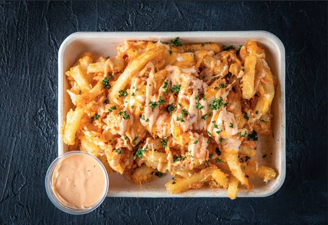 Order Lobster Fries food online from Grater Grilled Cheese store, Huntington Beach on bringmethat.com