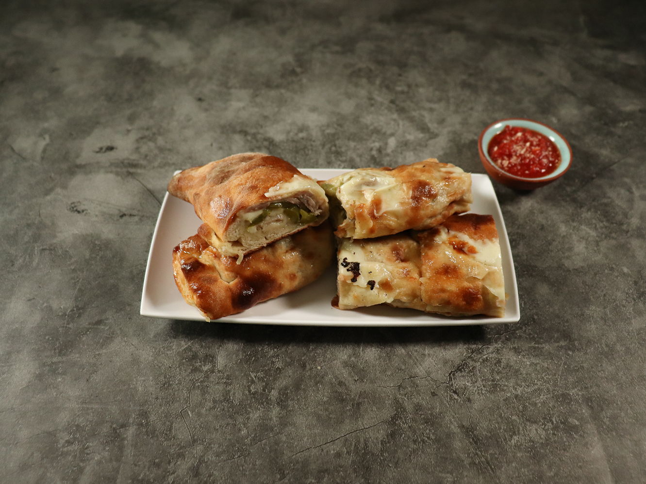 Order Sausage and Peppers Roll food online from Tommy Pizza store, Elizabeth on bringmethat.com