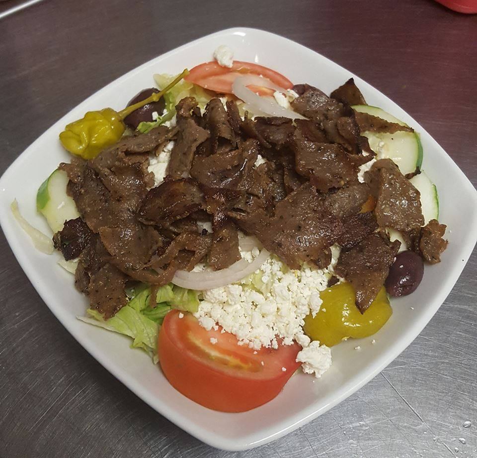 Order Greek Salad food online from Route 64 Pub And Grub store, Whitehouse on bringmethat.com