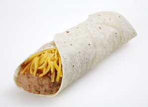 Order Soft Pinto Bean Burrito food online from Tacotime store, Highland on bringmethat.com