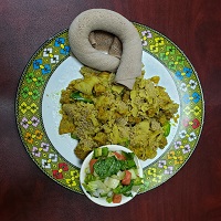 Order Alicha Fit-fit food online from Habesha Market and Carry-Out store, Washington on bringmethat.com