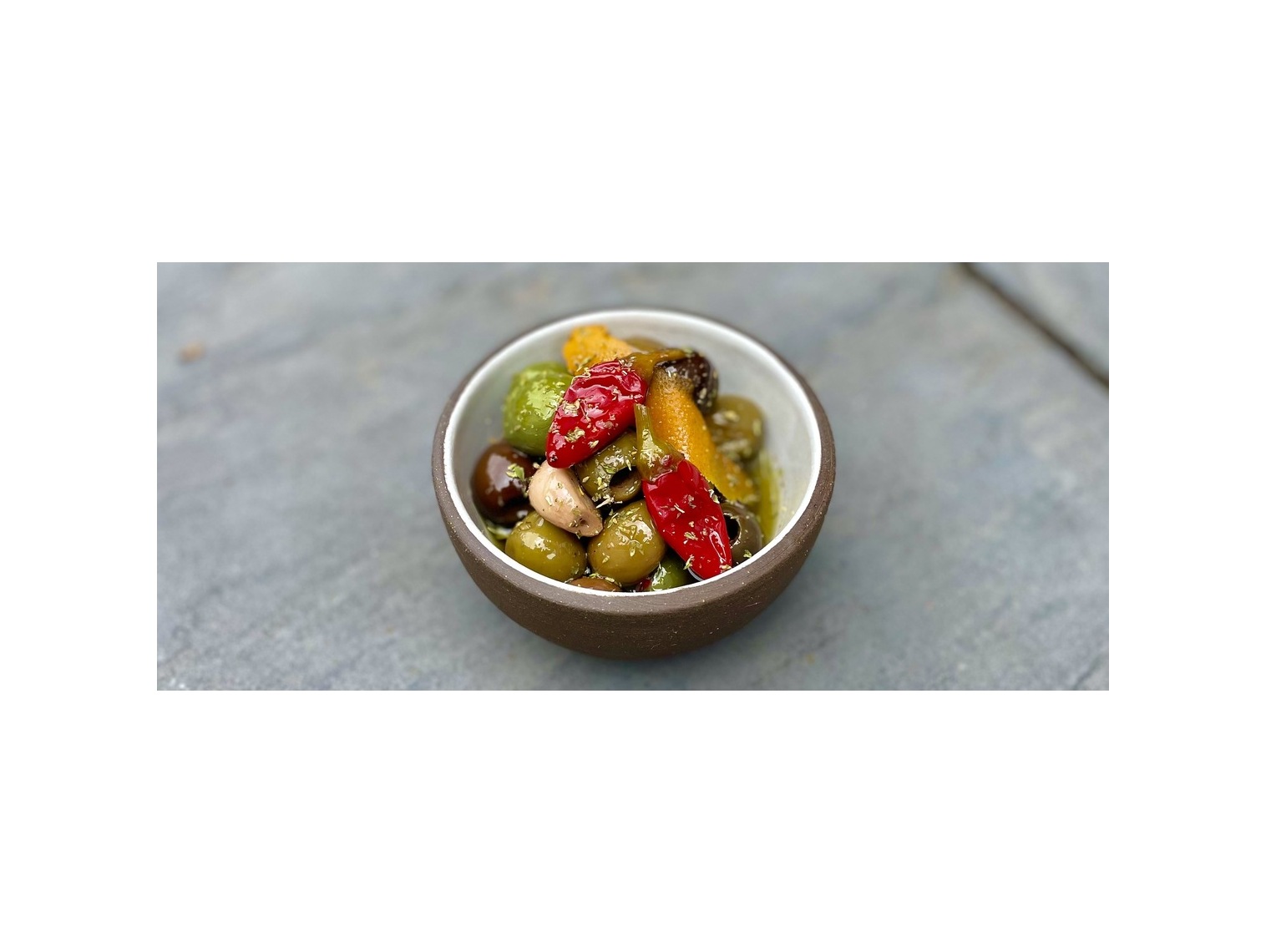 Order Marinated Olives food online from San Morello store, Detroit on bringmethat.com