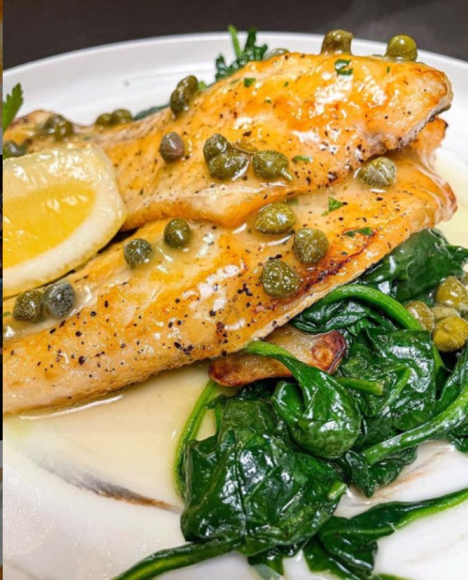Order Branzino - Entree food online from Gino's Of Tuscany store, Bethpage on bringmethat.com
