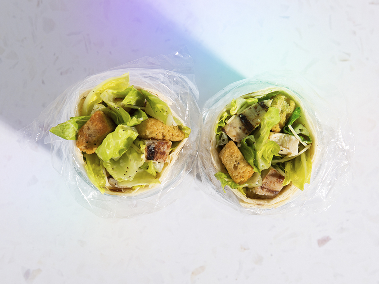 Order Chicken Caesar Wrap food online from The Salad Place&Rotisserie store, San Francisco on bringmethat.com