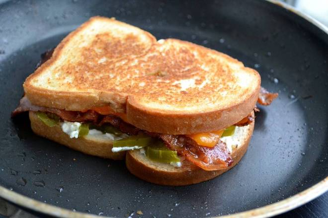 Order Jalapeno Grilled Cheese Sandwich food online from Soup Kettle Grille store, Meridian on bringmethat.com