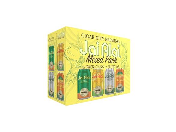 Order Cigar City Jai Alai Mixed Pack - 12x 12oz Cans food online from Rayan Discount Liquors store, CHICAGO on bringmethat.com