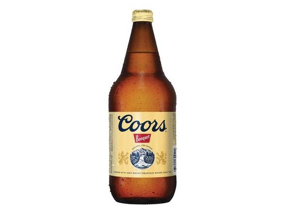 Order Coors Banquet Lager Beer - 32oz Bottle food online from S H Liquor Market store, Los Angeles on bringmethat.com