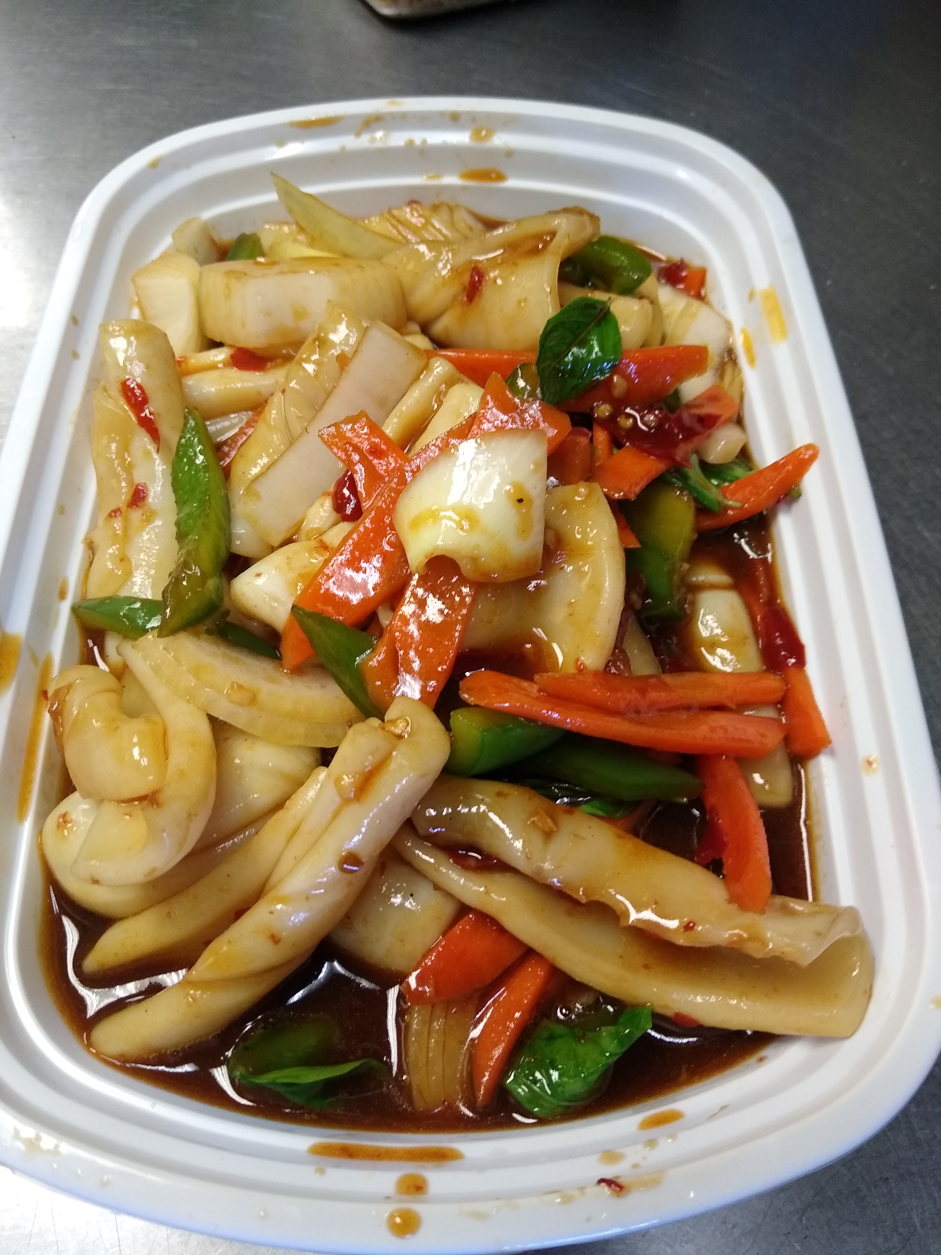Order Spicy Squid food online from Asian Flavor store, Mount Pleasant on bringmethat.com