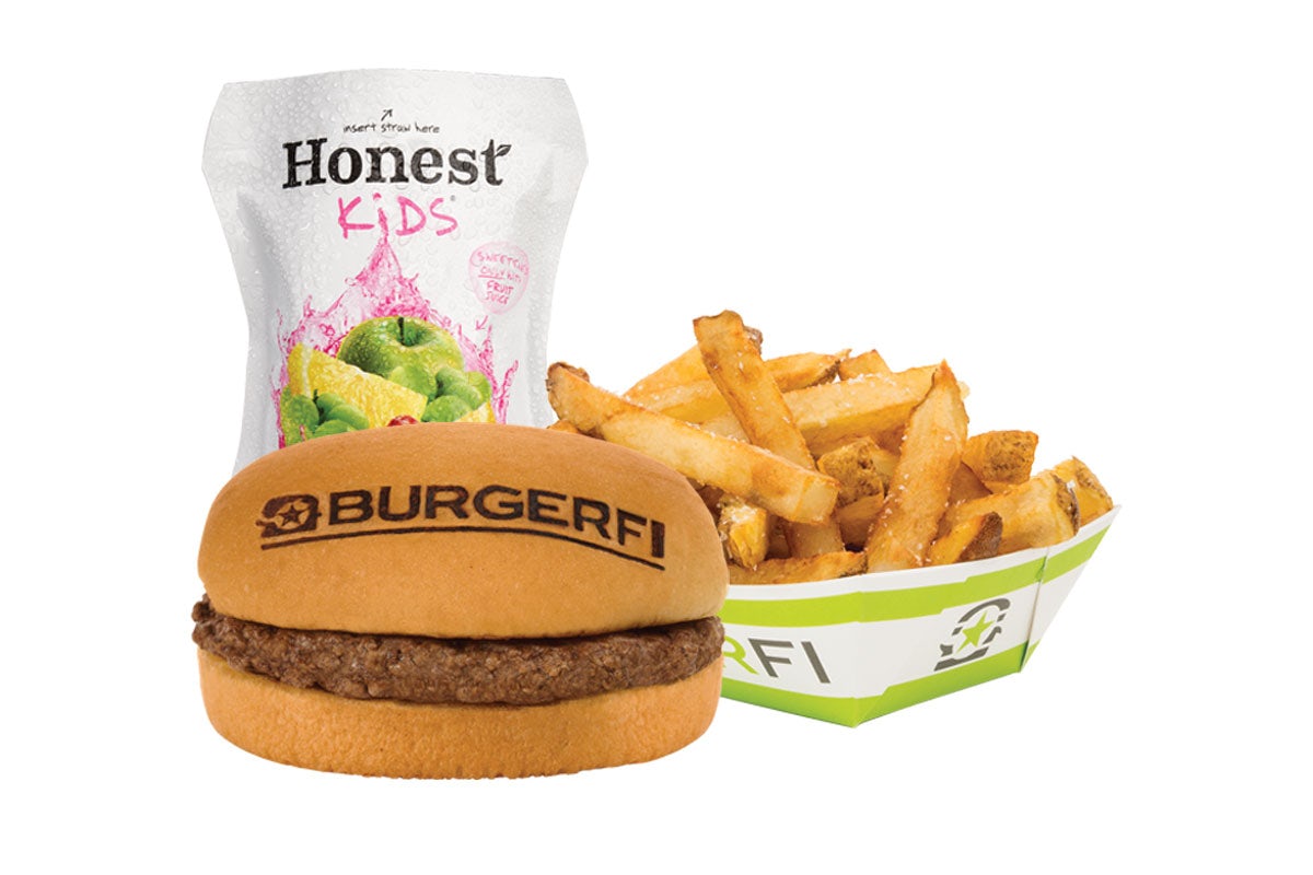 Order KIDS BURGER MEAL food online from Burgerfi store, Cuyahoga Falls on bringmethat.com