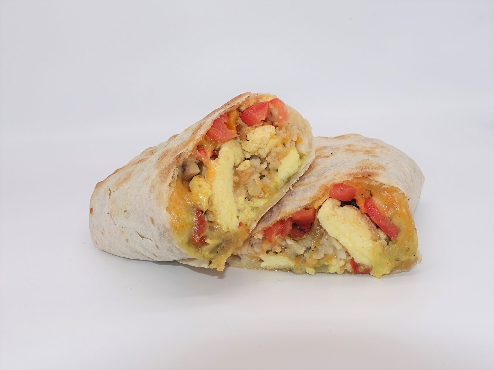 Order Veggie Breakfast Burrito food online from Charlotte Coffee House store, Dubuque on bringmethat.com